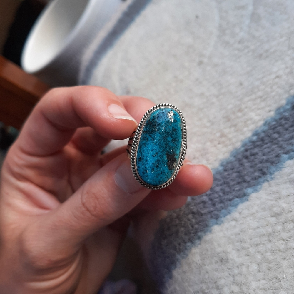 Sterling silver Kingman Turquoise ring